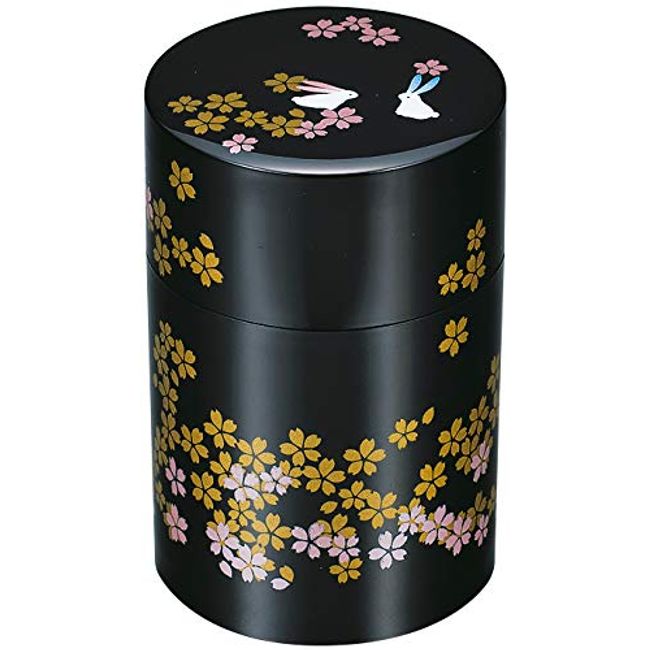 Black Cherry Blossom Tea Caddy