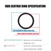 Hub Centric Ring Set 100mm Wheel Bore OD To 93.1mm Hub ID