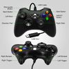 SWCTIM for Xbox 360 Controller 2 Pack,Wired Controller Compatible with Xbox 360 & Slim Console and PC Windows 7/8/10,with Upgraded Joystick,Double Vibration,Black