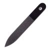 Bragec Glass Nail File Double Sided Type 3.5 inches (90 mm), Small Size (Black/Circle)