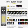 BORUIT U7 Flat Edc Flashlight Rechargeable Pocket UV Light LED Work Light