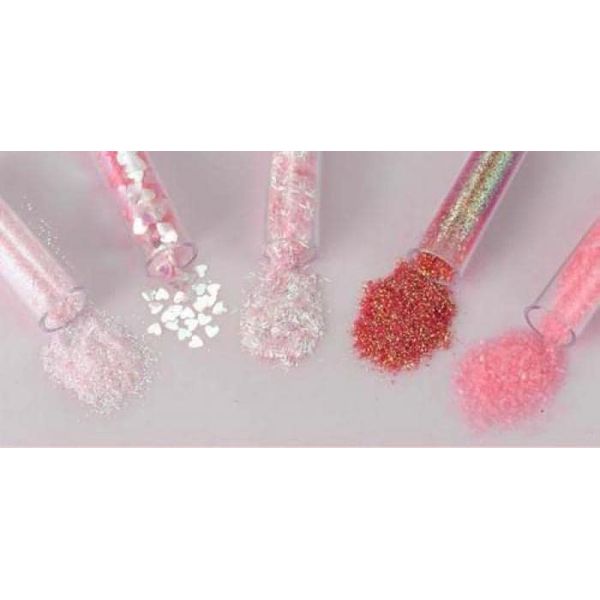Hobby & Crafting Fun Glitter & Flitter Set - Rose #8603