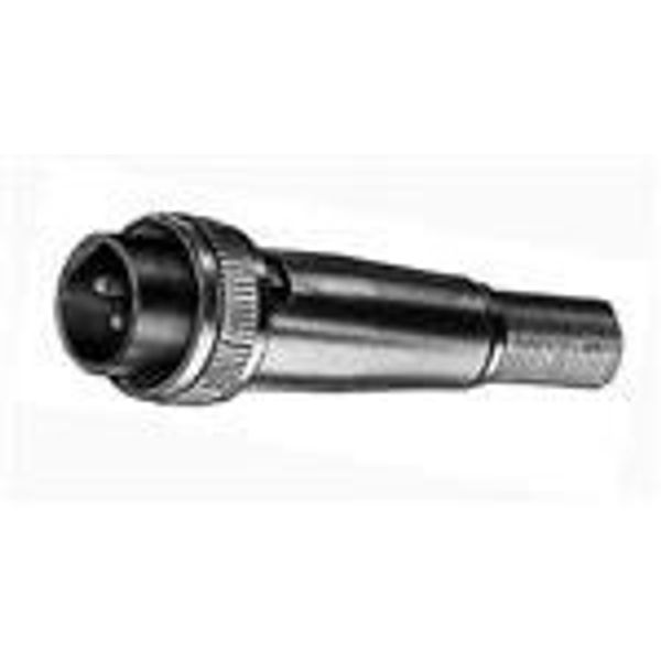 XLR Connectors 3P MALE SL PLUG W/COUPLING RING