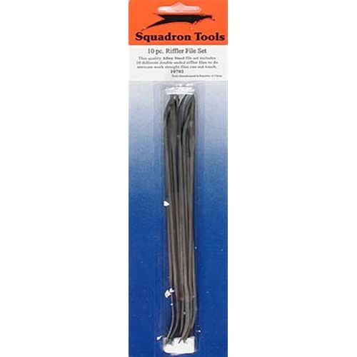 Squadron Products Riffler File Set, 10-Piece