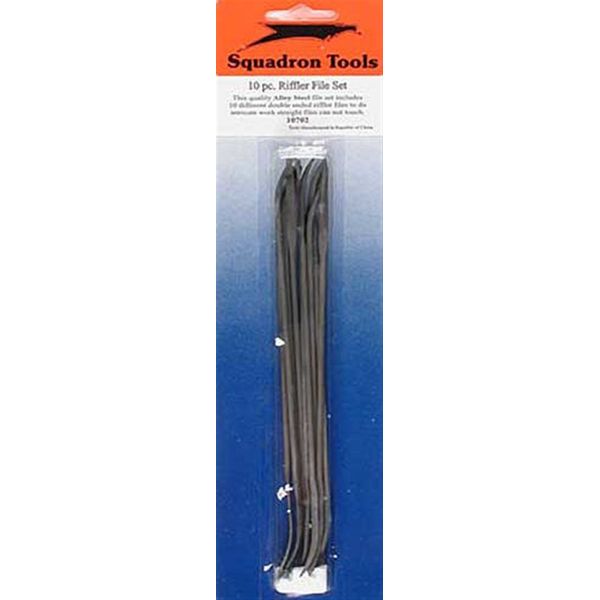 Squadron Products Riffler File Set, 10-Piece