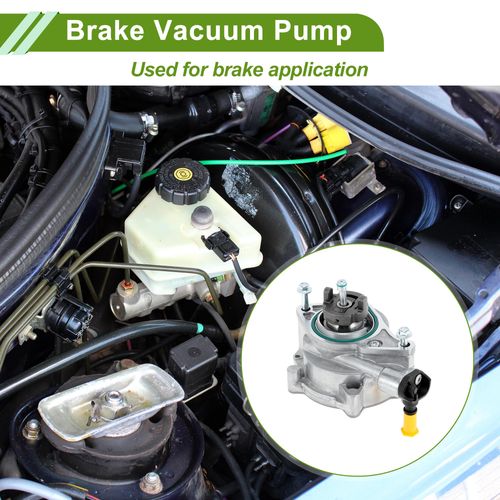 HOPESPANNER Brake Vacuum Pump No.LR082226/LR060475 Engine Vacuum Pump for Land Rover Range Rover 2010-2019 Aluminum Alloy Silver Tone 1 Pc