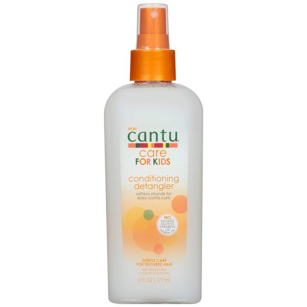 Cantu Care For Kids Conditioning Detangle 6 Ounce Pump (177ml) (3 Pack)