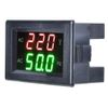 Voltage Frequency Meter, Generator Dual Display LED Digital AC Voltmeter Frequency Meter Testing Tool (Black)