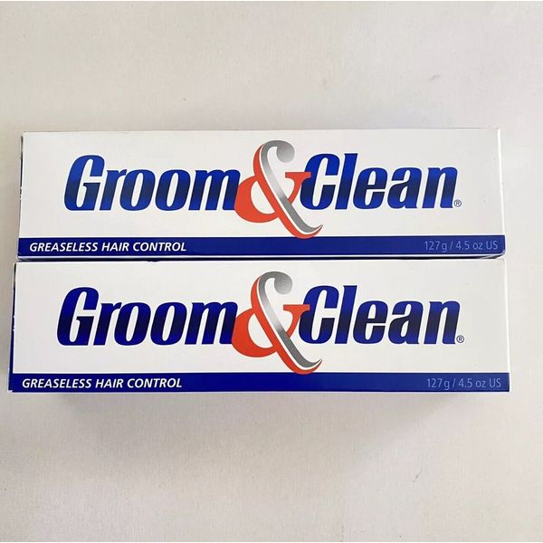 2- Groom And Clean Greaseless Hair Control 4.5 oz. DISCONTINUED PRODUCT