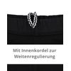 Aquarti Jungen Kurze Badehose mit Einsätzen Seitlich, Farbe: Schwarz/Graphit/Blau, Größe: 158