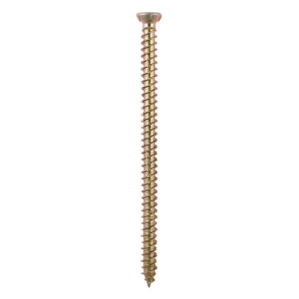 TIMCO Concrete Screws Flat Countersunk Gold - 7.5 x 80