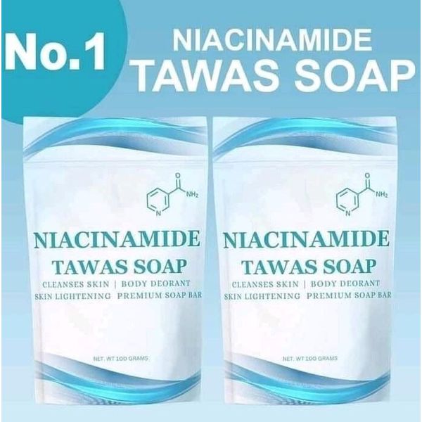 2 bars Niacinamide Tawas Soap