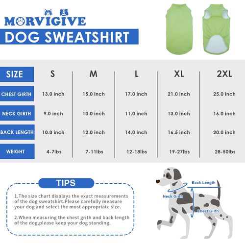 Dog Fleece Vest - Green, M - Pullover Warm Dog Vest, Stretchable Small Dog Sweatshirt, Lightweight Dog Winter Jacket, Small Dog Sweaters for Boys, Havanese, Shih Tzu, Papillon