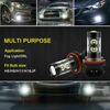 9005+H11+H11 LED Headlights Combo High Low Beam+Fog Light Conversion Kits 6Pcs