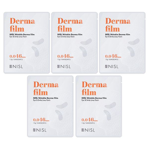 Nissle Wrinkle Derma Film Eye Nasolabial Patch Neck Patch 5ea 1 Box Eye Nasolabial Neck Wrinkles / slm