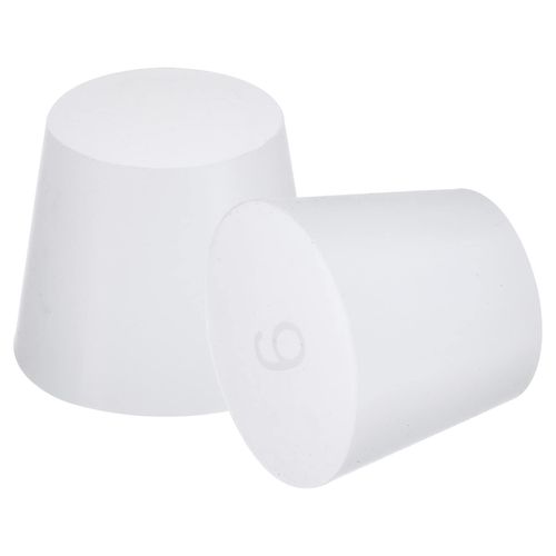 uxcell Silicone Rubber Taper Plug 25mm-33mm Solid White Powder Coating Coating Anodizing Plating Sandblasting Laboratory Use Pack of 5