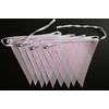 Flyingstart 3m Pink and White Single Sided Bunting