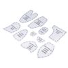 Bear Sewing Pattern Set, Acrylic Quilting Tools 10 Pieces Reusable Bear Sewing Patterns for Home (150.00)