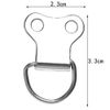 Borte 25pcs Picture Frame Hanging Rings with Mounting Screws