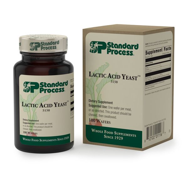 Standard Process - Lactic Acid Yeast - 100 Wafers