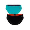 LVB Men's RCS Bi-Pack Swim Briefs (Pack of 2), Green and black