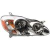 Headlight Asembly Set For 03-04 Toyota Corolla LE CE Sedan Left Right With Bulb