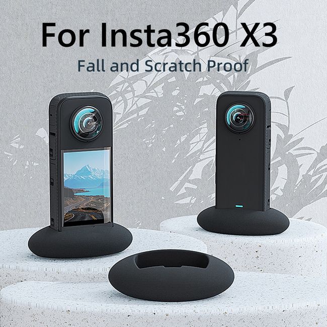 Insta360 X3 Accessories Silicone Protective Case Tempered Glass