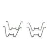 Unity U-6598 Spring Clip for S6 and H1 Light, (Pack of 4) , Silver