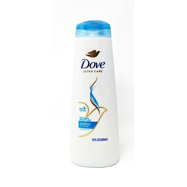 Dove Ultra Care Oxygen Moisture Shampoo For Fine Hair 12 oz