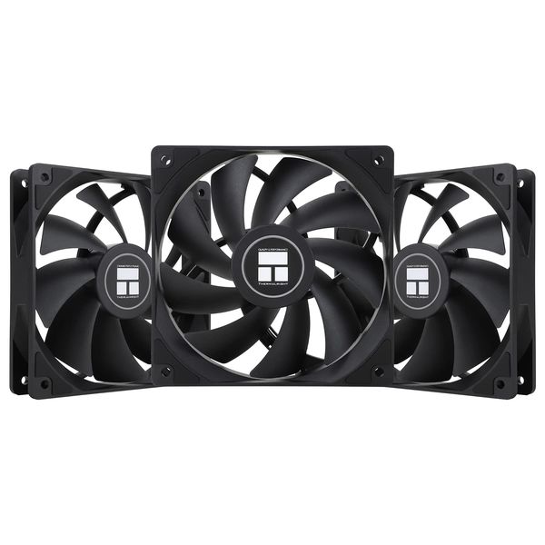 Thermalright TL-C12C CPU Fan 120mm Case Cooler Fan, 4 Pin PWM Quiet Computer Fan with S-FDB Bearings, Up to 1550RPM Cooling Fan (3 Pack)