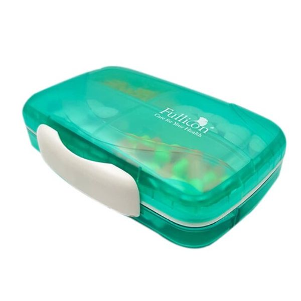 Fullicon Pill Case, Medicine Case, Medicine Container, Supplement Case, Moisture Proof, Large Capacity, One Month, Foldable, Medicine Box, Drug Box, Small Storage Case, Tablet Case, Medicine Organizer Box, Medication Management, Travel, Easy to Carry