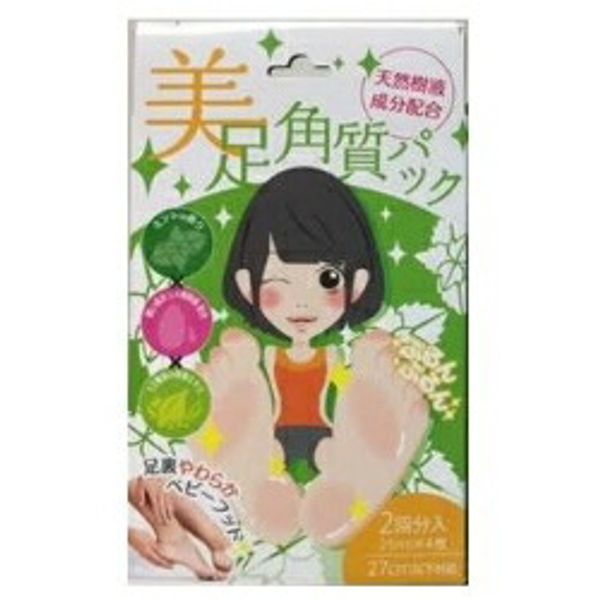 Made in Japan Beautiful feet exfoliating pack Contains natural sap ingredients Mint scent