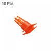sourcing map 10 Pcs Queen Bee Cage, Plastic Push-in Opening Queen Bee Cell Protector Protective Cover Beekeeping Tool for Beekeeper Red