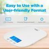 Smart Weigh Small Food Scales for Kitchen - White