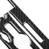 Carbon Fiber CD Air Conditioning Control Panel Cover, 2 PCS Vehicle CD Control Panel Frame Trim for A Class B Class CLA GLA