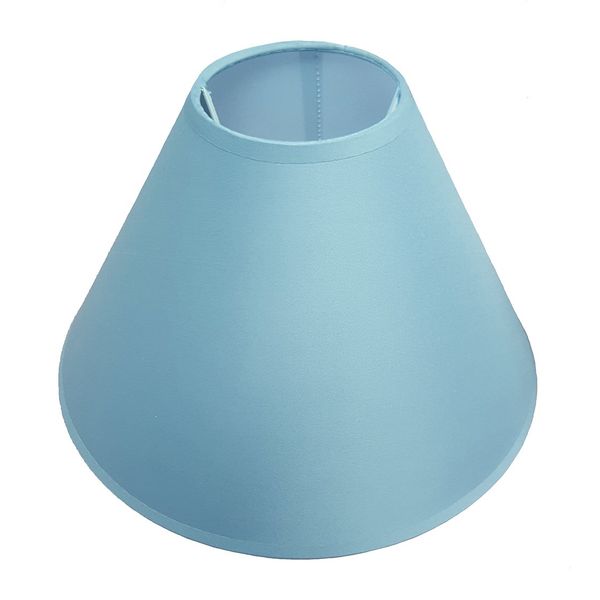 14" LIGHT BLUE COOLIE LAMPSHADE