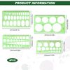 Circle Stencil Template for Drawing, Plastic Circles Geometric Stencils Measuring Templates Rulers Tool for Drafting Crafts Reusable