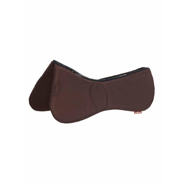 LeMieux ProSorb Plain 2 Pocket Half Pad - Brown Medium