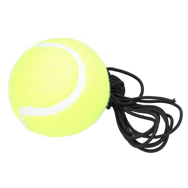 Vbestlife Tennis Training Ball with Elastic String with Rope, Single Player Practice Ball, Rebound Training Ball, Tennis Practice Ball, Tennis Ball with String, Tennis Practice Tool