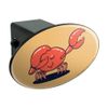 GRAPHICS & MORE Crab Dubstep Funny Humor Oval Tow Trailer Hitch Cover Plug Insert