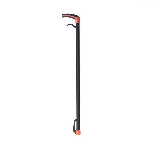 NRS Healthcare Freestyle Grab and Go Lightweight Walking Stick with Grabber Built in - 36 inch Tall, Black