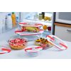 Pyrex Cook & Heat Rectangular Dish with Lid - 230x150mm 1Ltr