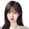 Bangs Wig, Partial Wig, Crown Wig, Women's, Natural, Thin, Fluffy, For Everyday Use (Dark Brown)