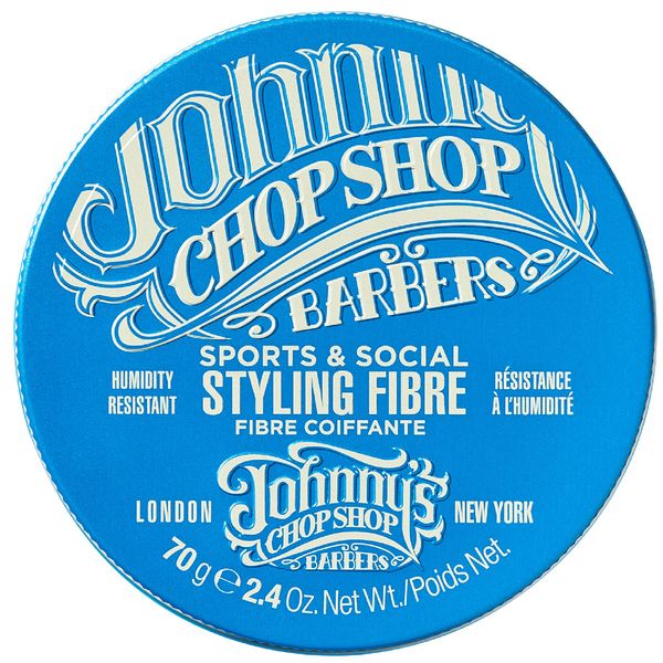 Johnny's Chop Shop Sports & Social Fibre Mens Grooming & Hair Styling Humidity Resistant, Endurance Strong Hold Gel Paste, Beeswax 2.4 oz (Pack of 1)