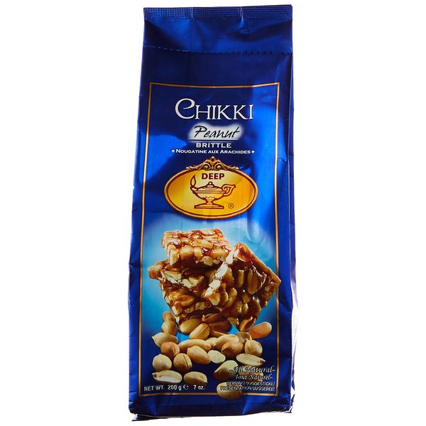 Deep Peanut Chikki (Brittle) 200 Grams - 3 Packs