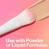 Vegan Foundation Brush for Flawless Application Soft Synthetic Bristles