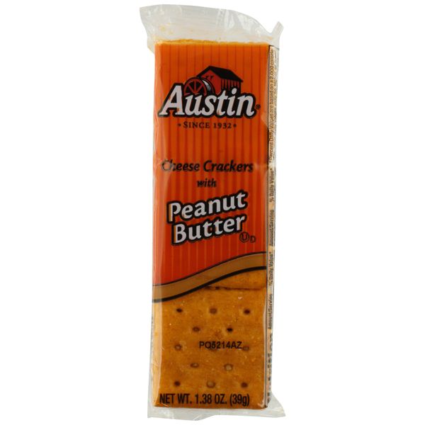 Austin Cheese Crackers with Peanut Butter, 1.38oz (27 count)