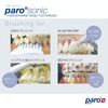 paro sonic Replacement Brush, Interdental Brush (Red) Ultra Ultra Fine Point Cylindrical Shape, 5 Pieces [Parosonic]