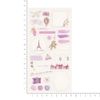 LIBRE COLLAGE 80969 Libre Collage (Purple) Decoration, Sheer