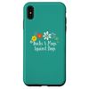 iPhone XS Max Funny Ducks & Mugs Against Bugs Saying Flowers Case